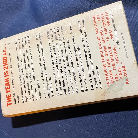 VTG 1973 Isaac Asimov ‘The Gods Themselves’ mass market paperback Sci-Fi novel - Picture 3 of 4